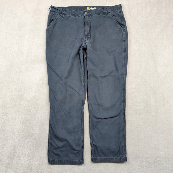 Carhartt Vintage Relaxed Fit Carpenter Work Pants 42x34 Black Utility Rugged — photo 2